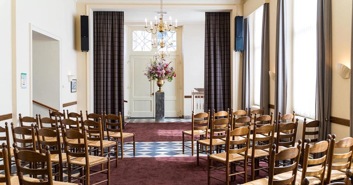 Opstelling Uitvaartdienst Aula Het Richtershuis